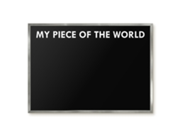 Magnetic Board My Piece Of The World For The Living Room Espelharte (70x50 Cm)