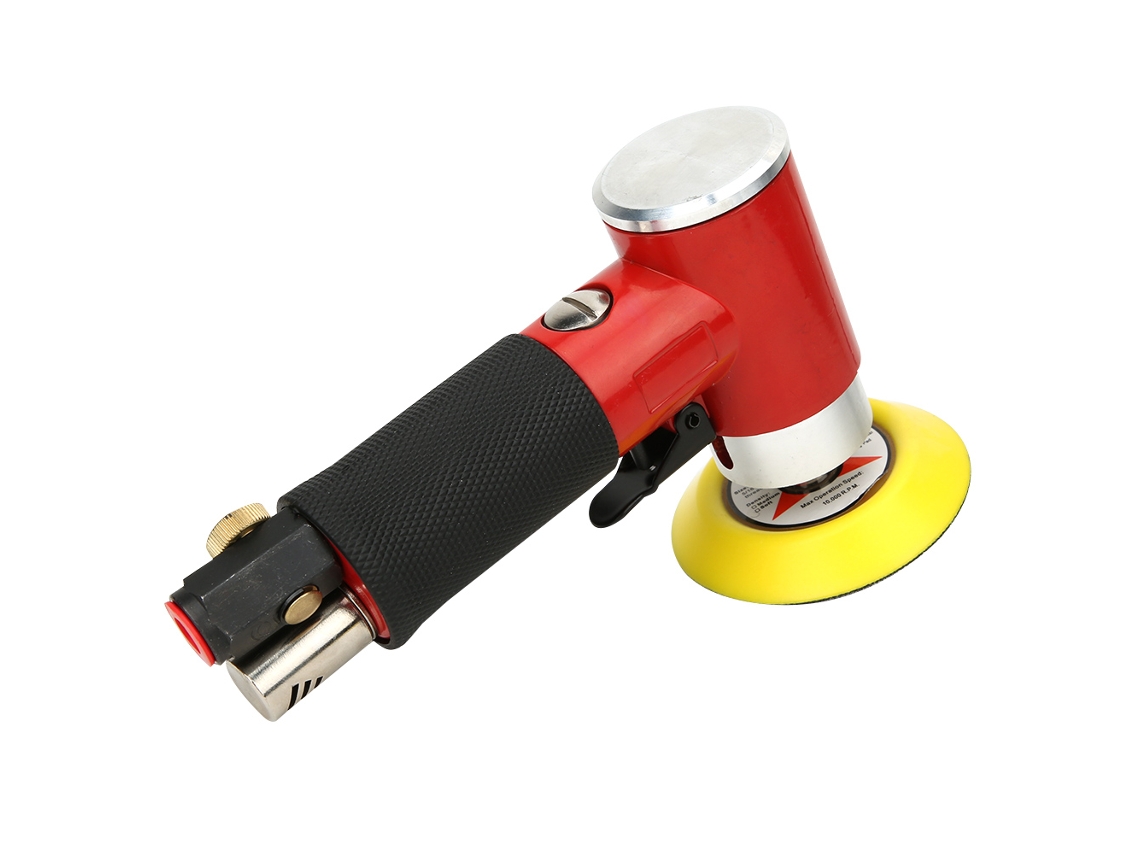 Laxiscreed Esmeriladeira Pneumática De 2 E 3 Polegadas Com Velcro Para Polimento E Lixamento