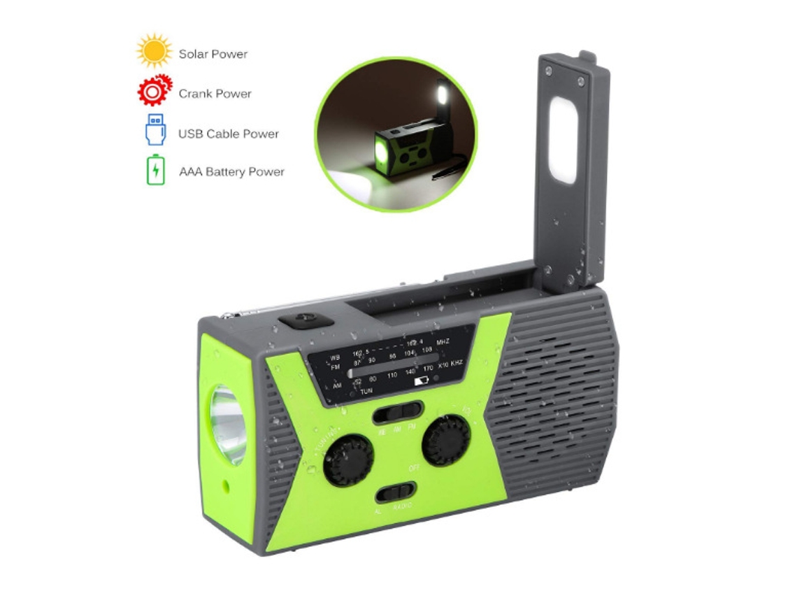 Rádio Digital Multibanda Para Idosos, Estação Ajustável, Manual Brilvibera