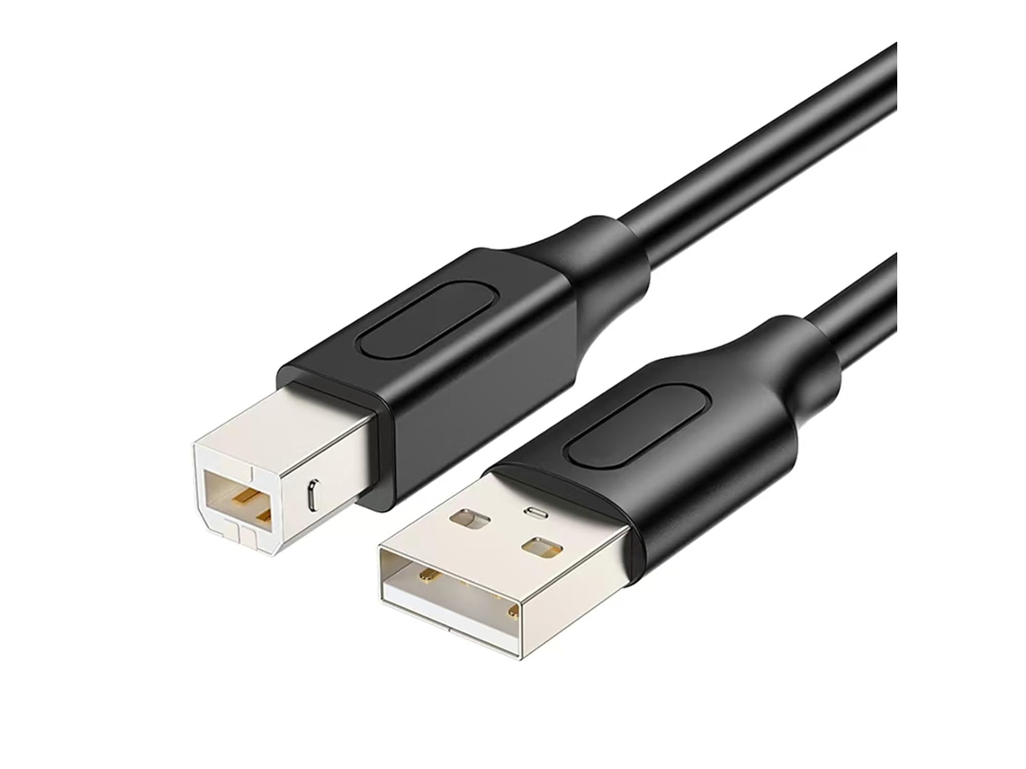 Cabo Usb 2.0 Tipo B Macho Para Impressora, Cabo Para Scanner De Computador Para Impressão