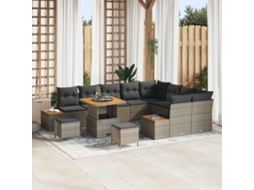 Vidaxl Conjunto De Sofá De Jardim 12 Unid. 11-número De Lugares