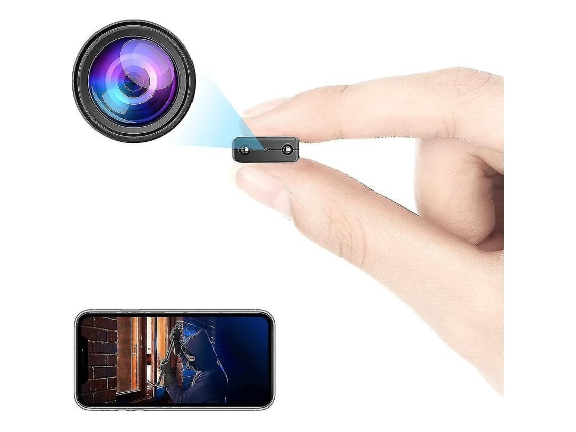 2026 câmara de Segurança Wifi Mini, 1080p Hd, Visão Noturna 7.9m, Detecção de Movimento, Sem Fio Portátil Usb