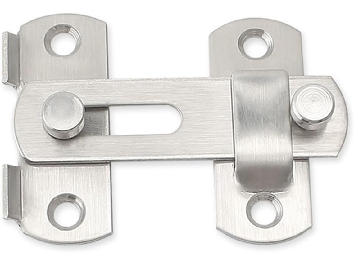 Fecho De Porta Em Aço Inoxidável, Trava De Gancho E Olhal Reforçada Armário, Galpão, Celeiro, Garagem, Portão