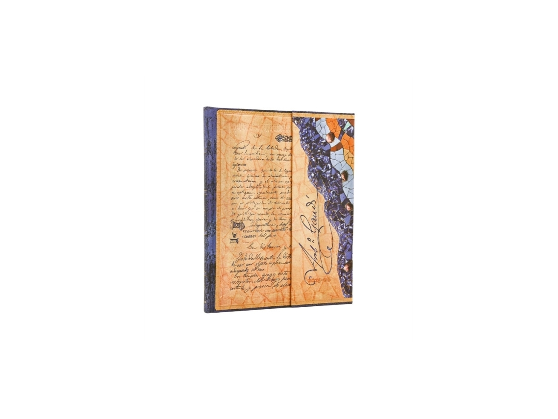 2026 Gaudí, El Manuscrito de Reus (Colección Manuscritos Decorados) Agenda diaria vertical ultraflexible, 18 meses, tapa dura, 202-aquaforge