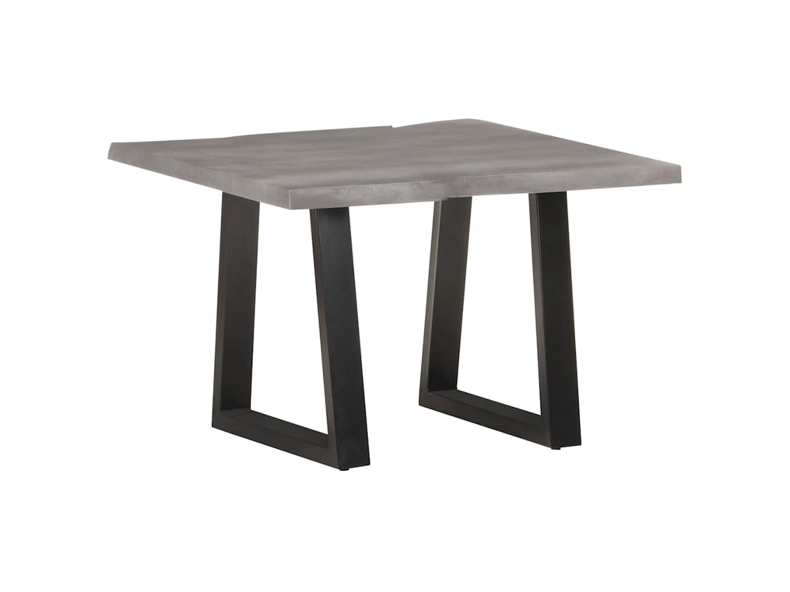 Vidaxl Mesa De Centro Com Arestas Vivas 60x60x40 Cm Acácia Maciça