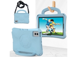 Capa Para Tablet Lenovo Tab M11 / Xiaoxin Pad 11 2024 Com Alça Em Formato De Bola De Futebol, Feita De Eva Resistente A Impactos.