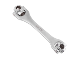 Chave De Socket Multifuncional 8 Em 1 Chave De Chave Ferramenta Manual Doméstica 12-19mm Não Magnética