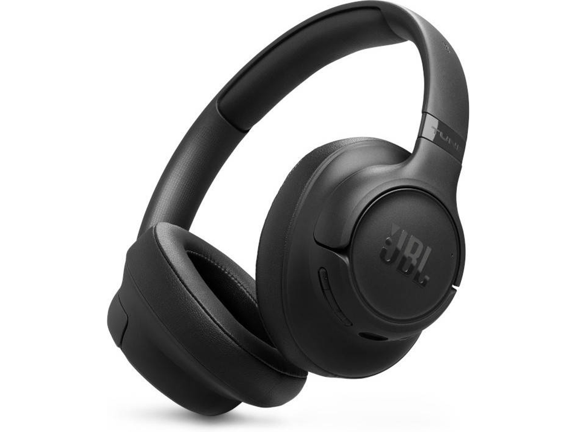 Auscultadores Bluetooth JBL T730BTBLK (Over Ear -  Microfone - Preto)