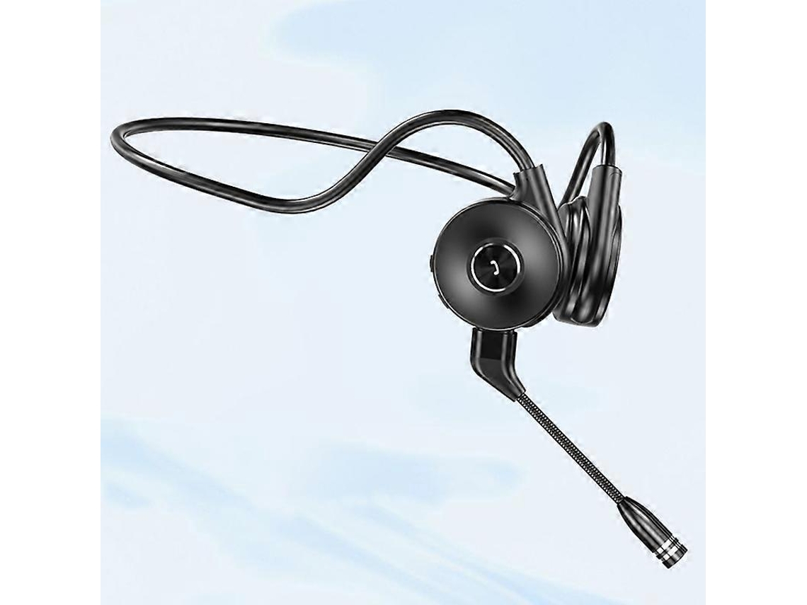 Fones de ouvido Bluetooth Hengrongshen M1 de condução óssea com microfone e som estéreo para esportes de corrida