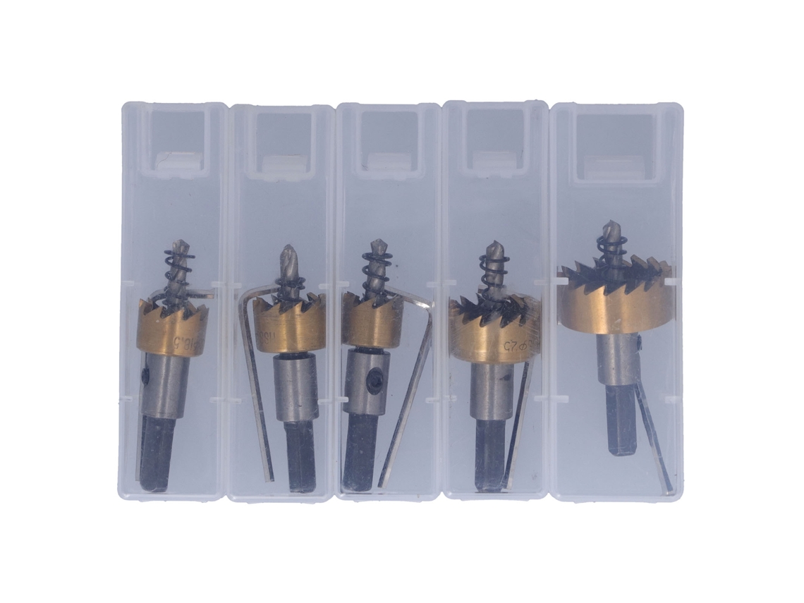 Conjunto de lâminas de serra Primerox Quick Release HSS para corte e perfuração de metal.