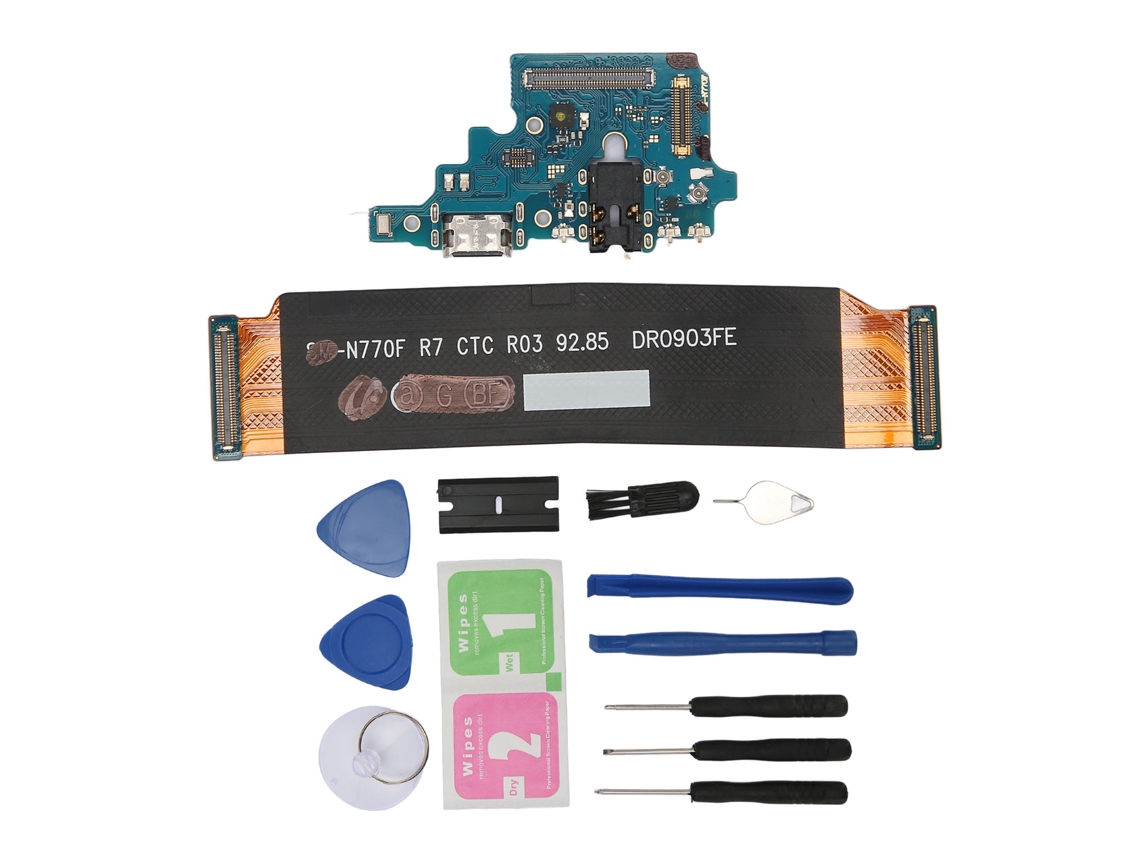 Cabo Flexível Usb Tipo C Para Samsung Galaxy Note 10 Lite N770f Eu
