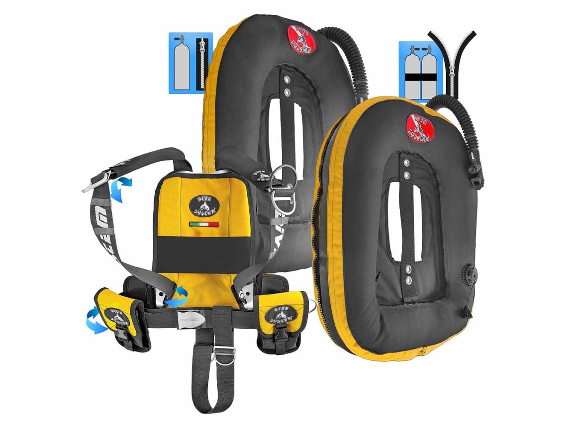 Colete Quikly Moby Amarelodive System