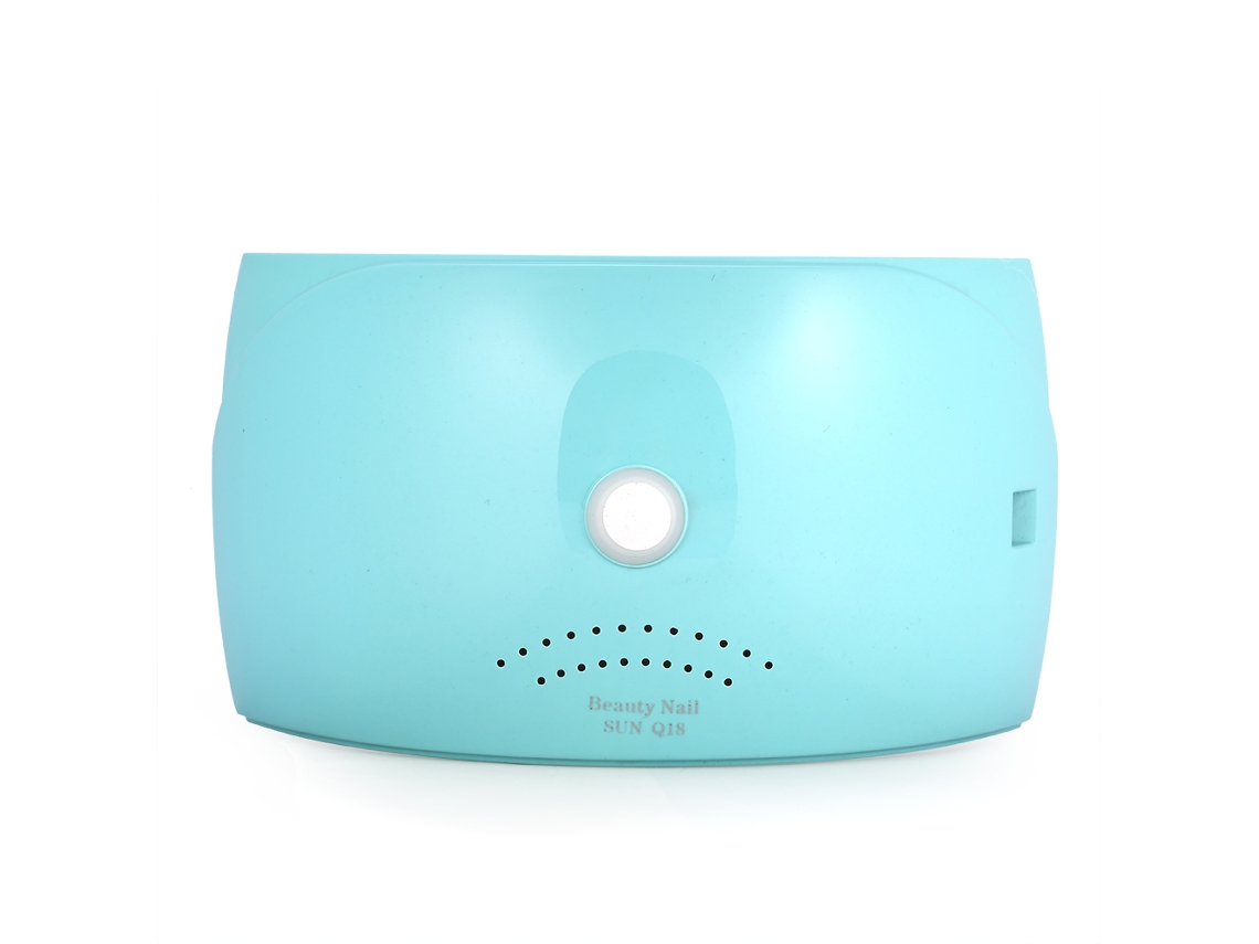 Lâmpada De Secagem Para Unhas Led Moderna 36w Com 18 Lâmpadas Para Géis De Unha Azul Céu