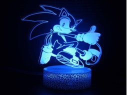 Luminária Noturna 3D Lurelia com RGB para Quarto Infantil, Ideal para Presente