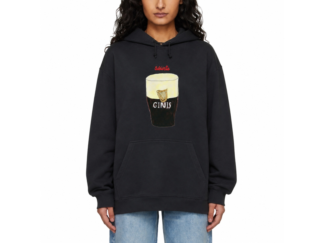 Rockinstone Ginis Black Hoodie Unique Designer Style