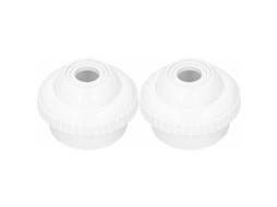 Acessório Para Piscina, Conjunto De 2 Bicos, 1, 5 Polegadas, Branco, Conjunto De 2 Bicos Antirretorno Para Piscina