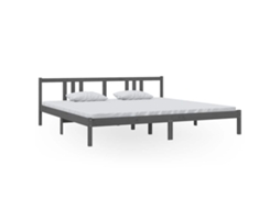 Bed Frame, Bed Frames Vidaxl Cinzeto Madeira (200 X 200 Cm)
