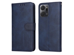 Capa Flip Para Celular For Honor X7a Classic Em Couro Texturizado De Bezerro.