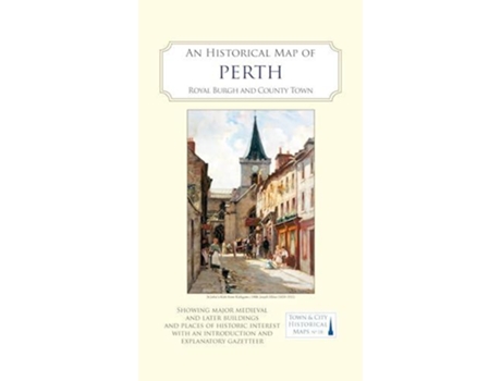 Livro An Historical Map of Perth de Perthshire Society of Natural Science (Inglês)