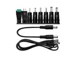 Lurelia Cabo Adaptador Usb Para Dc 5,5 X 2,1 Mm, Design Portátil, 4.0x1, 3.5x1.35, 5.5x2.1mm, Computadores Portáteis