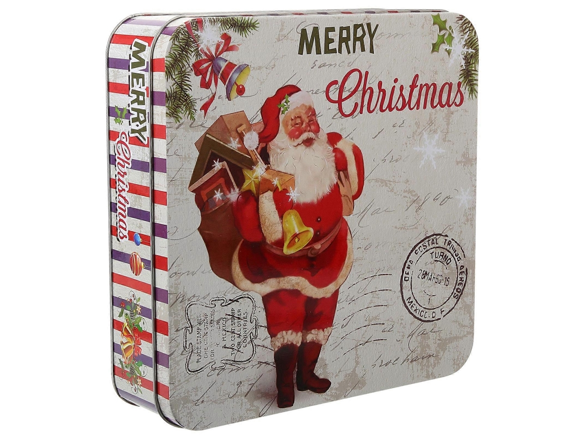 Linda Caixa De Presente De Natal, Caixa De Biscoitos Natalina, Caixa De Doces, Estojo Pequeno Para Presente. Hengjian