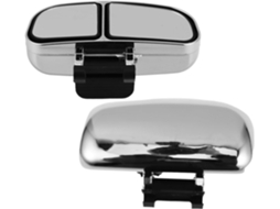 Espelho Retrovisor Auxiliar De Ponto Cego Para Carro, Em Duas Peças, Para Visão Panorâmica.