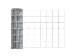 Conjunto 1 Cerca Euro Vidaxl Prateado Ferro (0,4 X 25 M)