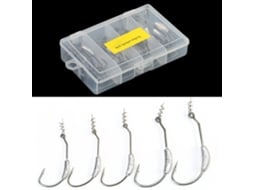 Anzóis de Pesca com Peso 26pcs Barbed Sharp