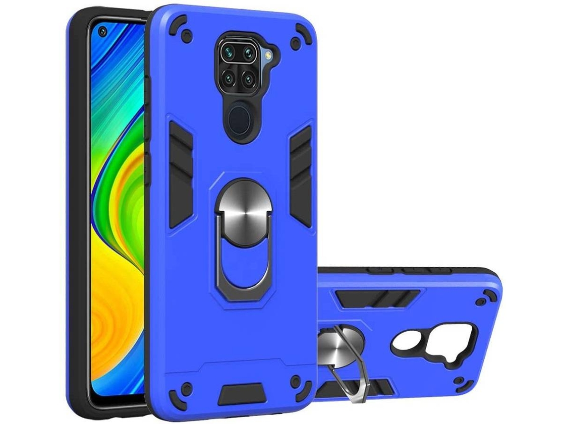 Capa Xiaomi Redmi Note 9 HONGWE. Robusta Azul