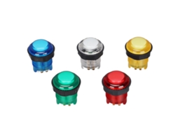 Botões Led Iluminados 12v LAXISCREED (5 Unidades)