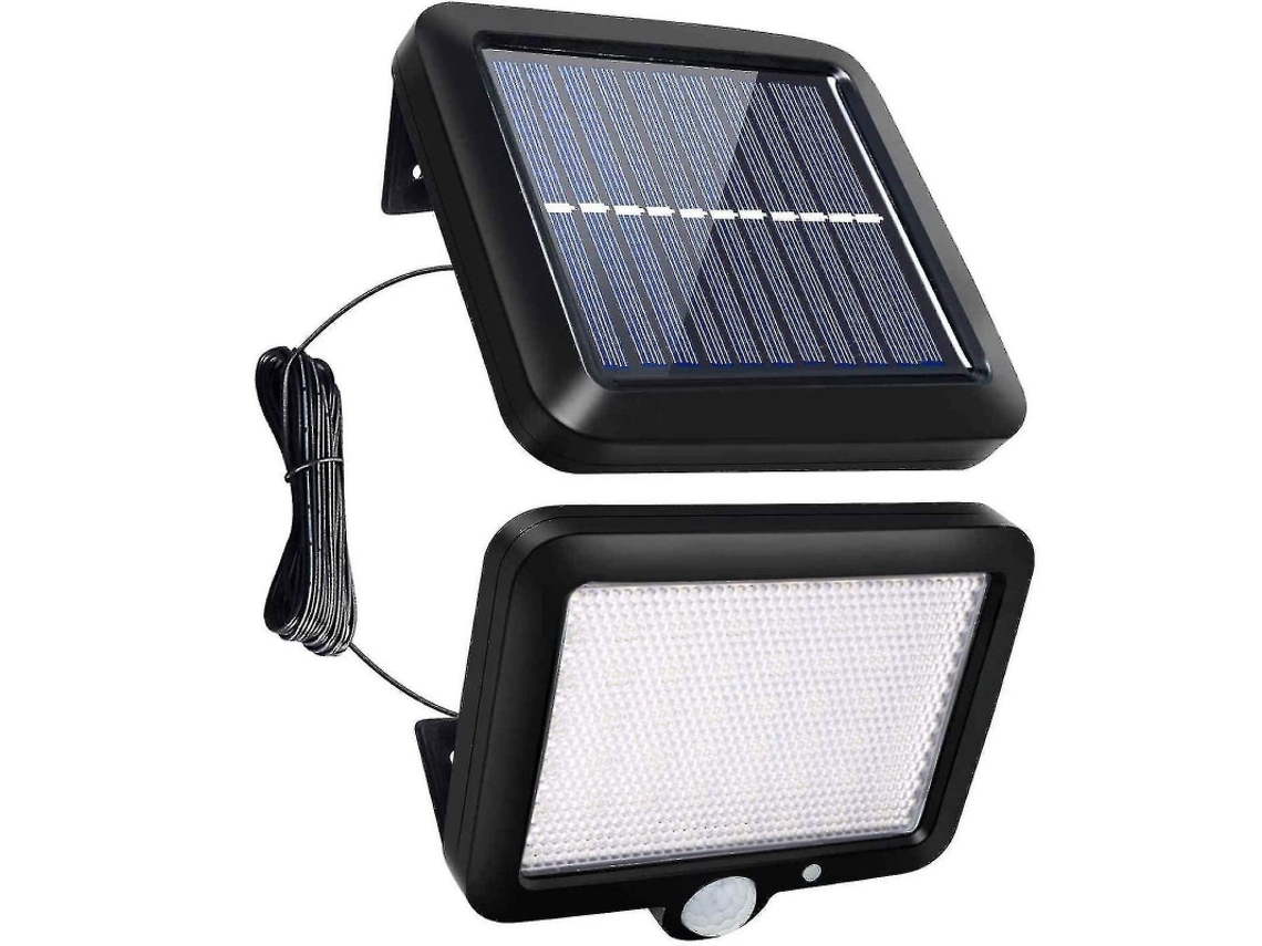 Luminária Solar AQUAFORGE para cerca e escadas, 3 Leds, jardim, instalação simples