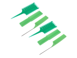 2026 set de Peines Profesionales para Estilismo Y Tinte de Cabello Verde