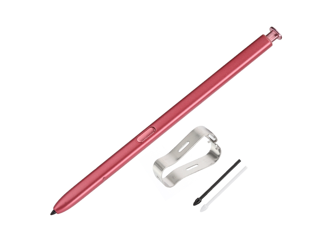 Caneta Estilo Stylus Bluetooth Com Tela Tática Electromagnética Integrada De Plástico Rosa Para Samsung Note 10+ Plus