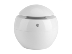 Umidificador Ultrassônico Usb com Luz Led, Difusor de Óleos e Purificador de Ar Branco LAXISCREED