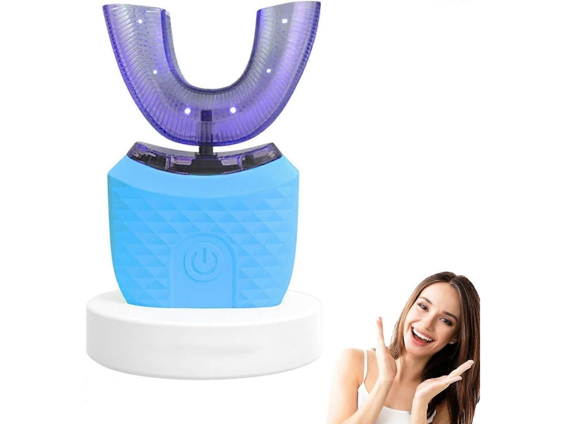 Escova De Dentes Elétrica Lumobrush Em Formato De U - Limpeza Sônica 360° Com 3 Modos, Ipx7