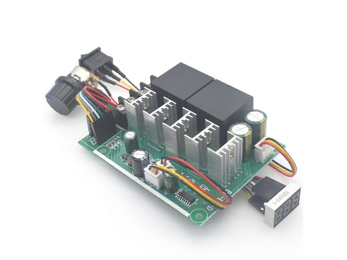 Dc Motor Pwm Speed Controller With Digital Display Adjustable 0-100% Drive Module Input Max60a 12v