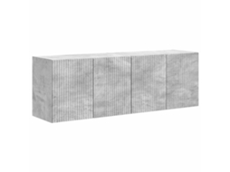 Conjunto de Armários de Tv de Parede Cinzento MAISON EXCLUSIVE 59,5x31x40 cm