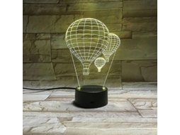 Lámpara De Noche 3d Led Globo Aéreo Para Niños Dormitorio Mesa 2025