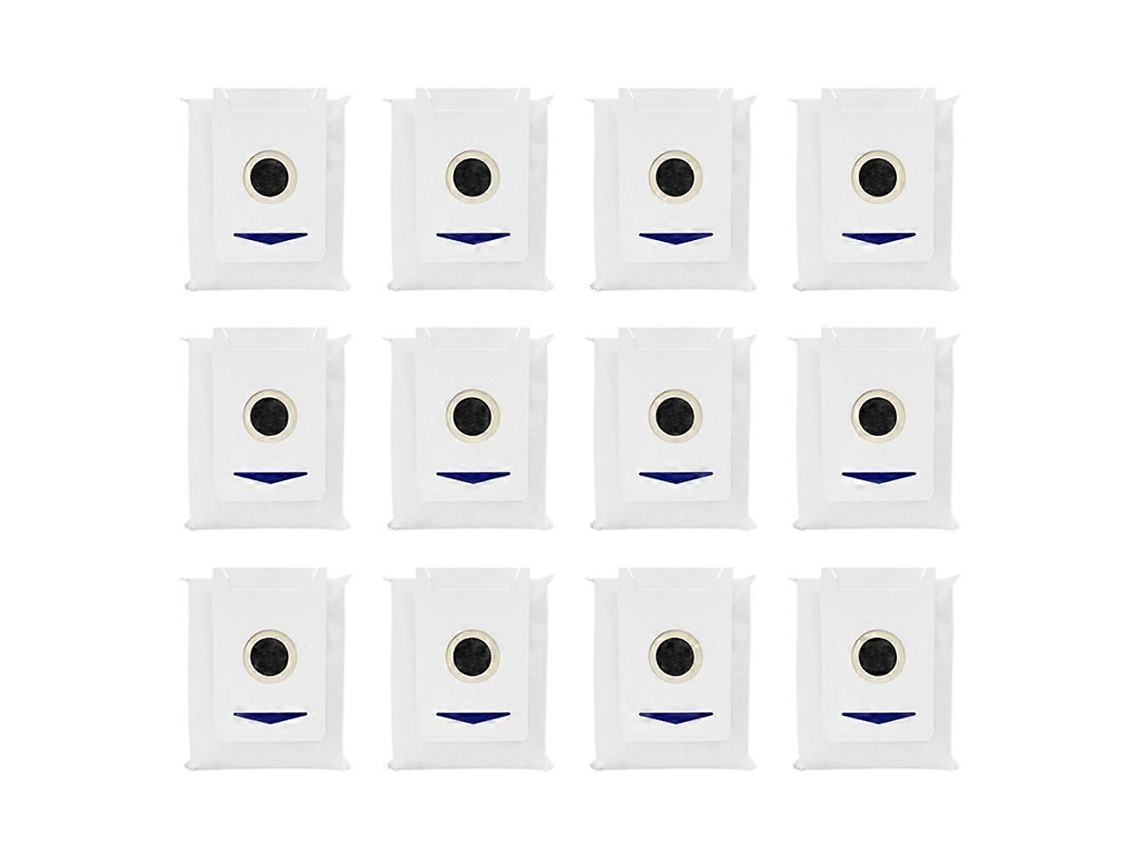 Conjunto De 12 Sacos De Pó De Reposição Compatíveis Com Ecovacs Debot T30 Pro / T30 Pro Omni / T30 Max - Acessórios E Peças De Reposição_ozo