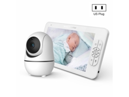 Monitor de Bebê Digital Sem Fio Sm70ptz com Tela 7 Polegadas 2.4ghz Visão Noturna Automática e Intercomunicador Bidirecional XIAOMOYU (plugue Ue)