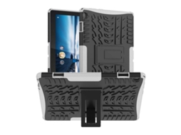 Capa Protetora Para Tablet Lenovo Tab M10 X605 / X505 Com Textura De Pneu, Resistente A Impactos, Em Tpu + Pc, Com Suporte.