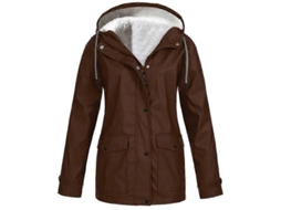 2026 chaqueta de Mujer para Otoño e Invierno Polar Al Aire Libre Con Capucha Impermeable Y Resistente Al Viento