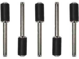Conjunto De 5 Discos Lixa Para Ferramenta Rotativa, Tambor De 18 Polegadas Com Mandril Borracha 6, 35mm