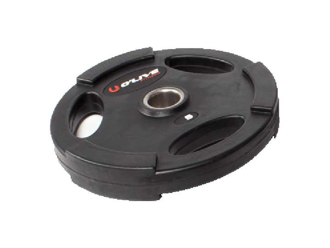 Placa de Peso de Borracha Olympique 5 kg Prateado 5 kgolive