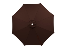 Cobertura de Reposição HENTEN HOME para Guarda sol com 8 Varetas (café 2.7m Sem Armação de Guarda chuva)