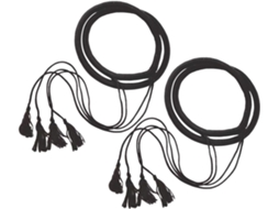 Conjunto De 2 Lenços De Cabeça Árabes Masculinos Com Borla, Acessórios De Cabelo Muçulmanos