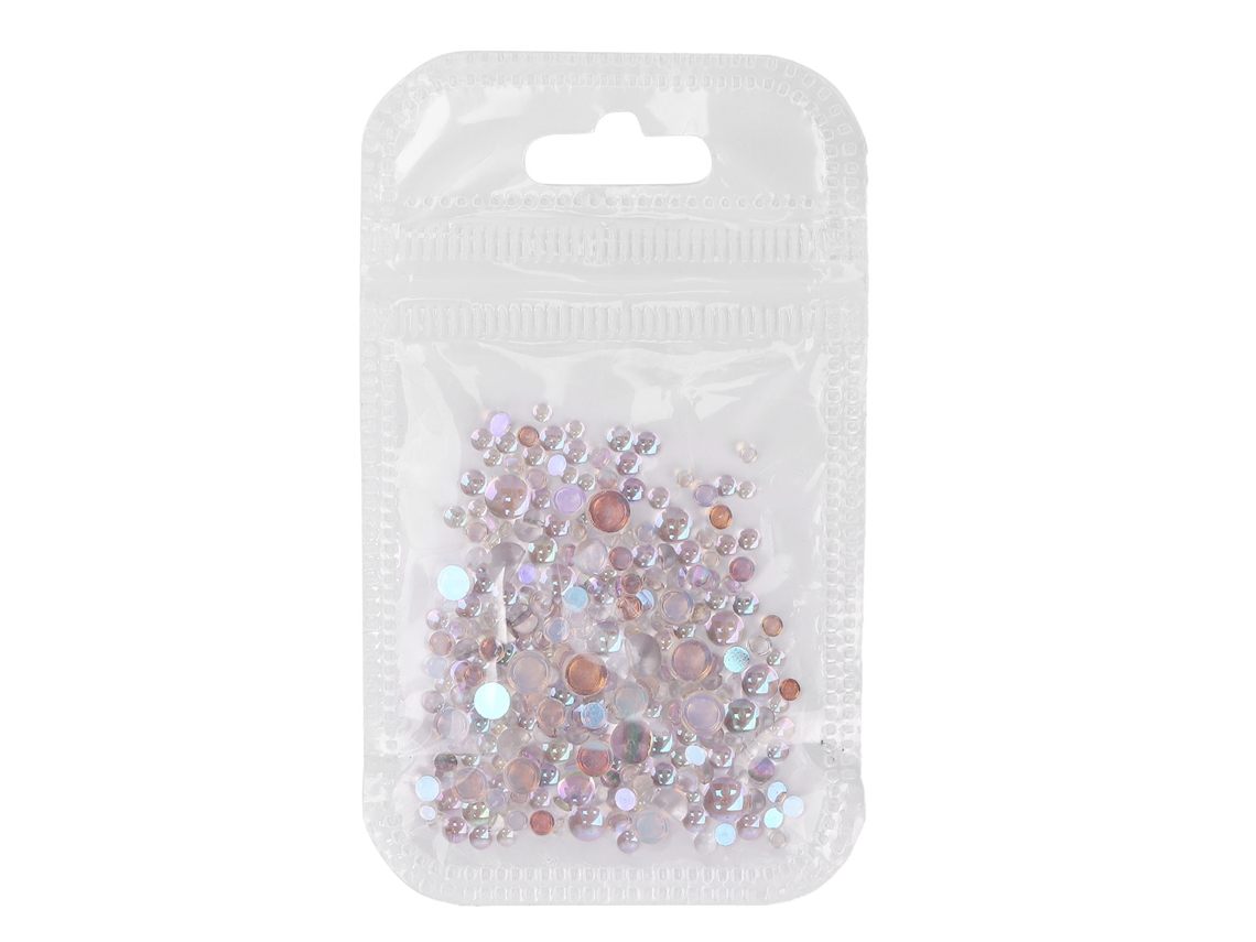 300pcs Pérolas De Cristal Falso Para Unhas Mini Micro Pérolas Acessórios Decorativos De Manicure Diy07