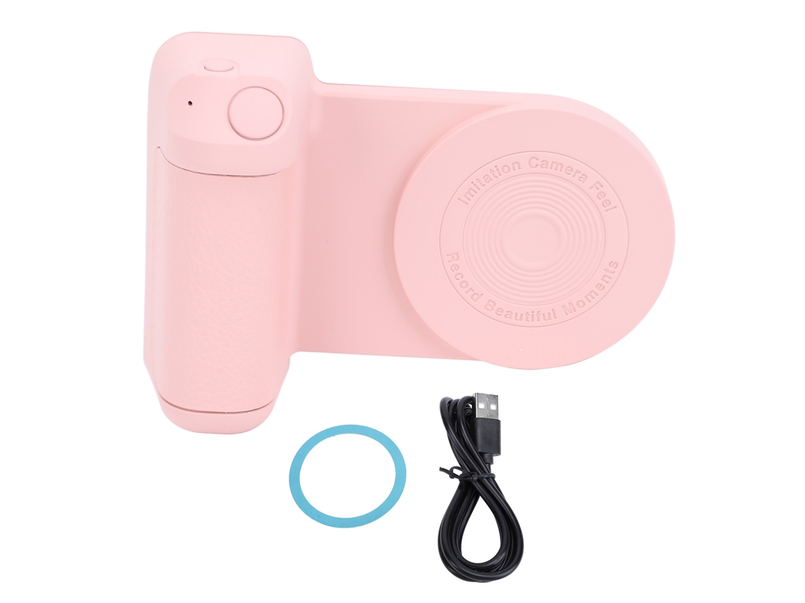 Manípula magnética de câmara com carregamento sem fio 3300mah para celular rosa com MARCA