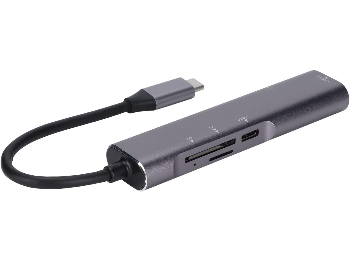 Hub Usb 3.0 Tipo C Para Interface Multimídia Hd De Alta Velocidade, 5