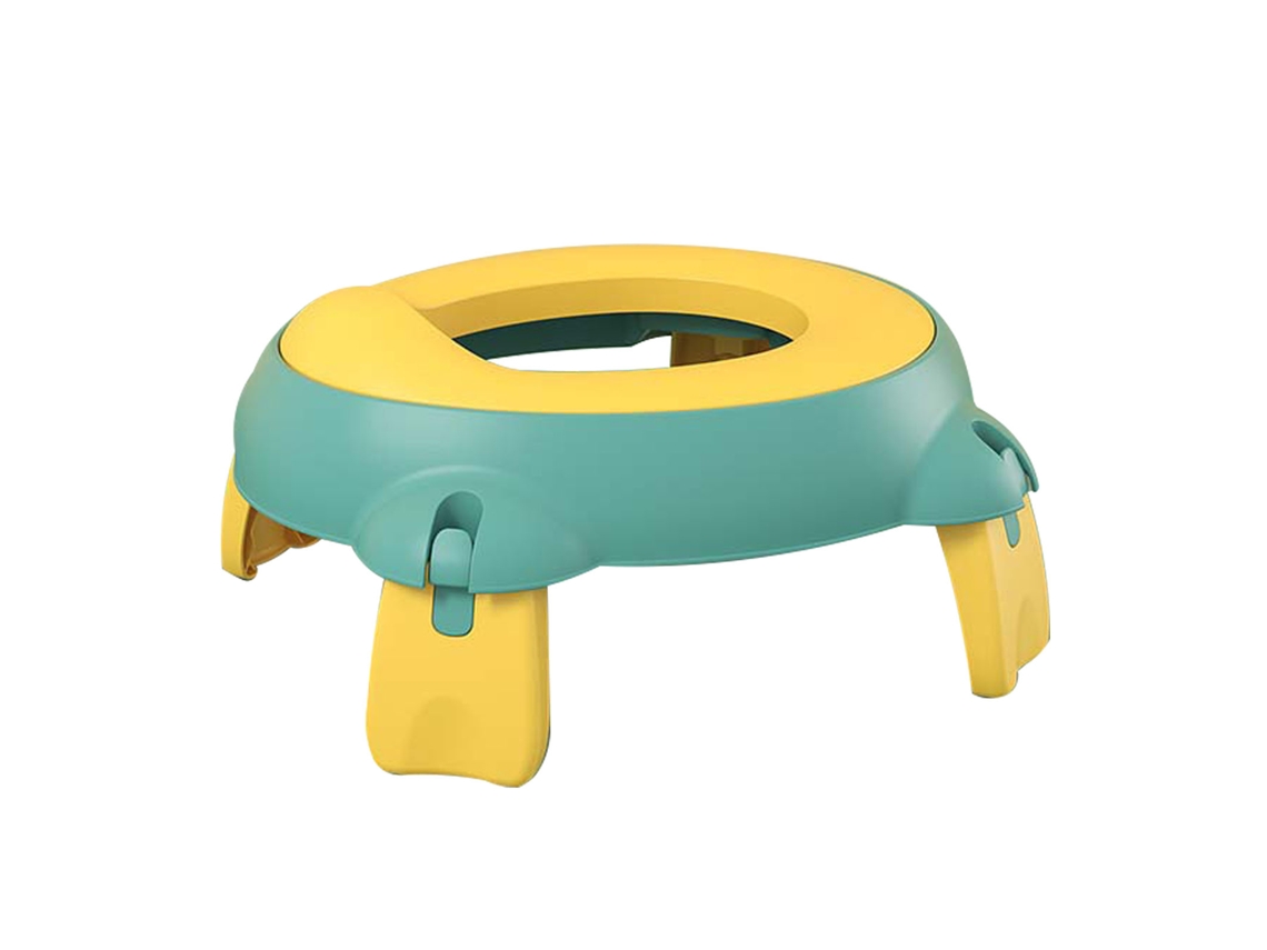 Primerox xixi Portátil para Crianças Dobrável Anti derrapante Seguro Treinamento Viagem Carro Lar Amarelo Verde